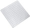 Tete de Douche Pluie, Pommeau de Douche Carré Haute Pression en Acier Inoxydable 304 Pomme de Douche pour Salle de Bain, Hôtel 144 buses 30cm x 30cm