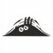tradercat Auto Aufkleber Peeking Monster- 15cmx10cm - Sticker für alle Oberflächen - Fenster, Seitenspiegel, Heckscheibe, Motorhaube, Fahrzeug – mit Anleitung (Schwarz)