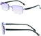 Neue Diamantgeschliffene Bifokale Progressive Und Anti-blau-brillen Ultraleicht-Lesebrille,Anti-Blau-Progressive Fern- und Nah-Lesebrille,Sehen Sie Weit,Schauen Sie in Die Nähe,Mit Brillenetui (+2.00)
