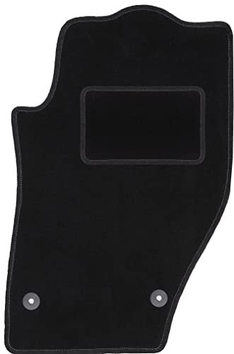 Wielganizator Automatte – Passend für Peugeot 308 CC Cabrio 2007-2013 – Velours – Autozubehör - Auto Fußmatten – Fußmatte Auto – 1-teilig - schwarz