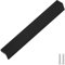 Decoranddecor Contemporary Pull Handles Solid Metal for Cabinets (160mm Between Hole Centres, Matt Black)