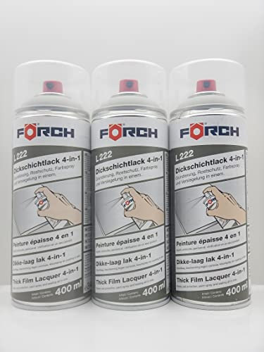 Förch 4 in 1 RAL 7032 KIESELGRAU GRAU DICKSCHICHTLACK LACK SPRAY SPRAYDOSE 400ML (3)