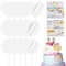 Acryl Kuchen Topper Tortenstecker, 15 Stk Cake Topper Drei Formen Acryl Cake Topper Blanko DIY Kuchen Dekoration Klare Acryl-Kuchenaufsätze Party Geburtstag Hochzeit Taufe firmung tortendeko