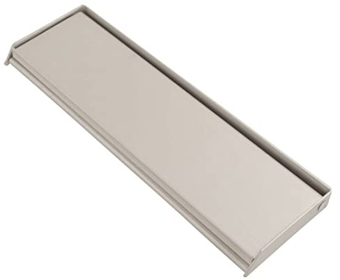 Aluminium Letter Plate Letter Box Satin 10 Inch or 12 Inch (12 x 3)