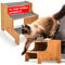 AMAZINGs Haustiertreppe für kleine, mittlere und schwere Hunde, Katzen. 2 Stufen | Hundetreppe + Katzentreppe für Junge und alte Katzen | 30 cm hoch für Sofa, Couch, Lieblingsplatz