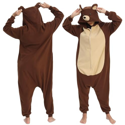 LBJR Pigiama Intero Adulto Cartoni Costume Animale Onesie Carnevale