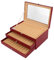 Lubrol 36 Slots Storage Box Display Pens Wood Box PU 3 Luxury Window Glass Pen Case Organizer Collection Pens 2