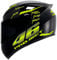 RUYICZB Full Face Motorcycle Helmet with Tinted Visor And Air Vents DOT/ECE Approved Premium Quality And Compact Lightweight Street Bike Motorbike Helmets for Men And Women,Black yellow,L 57~58CM