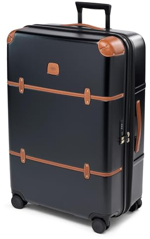 Bric's Bellagio 3 Spinner Suitcase, 76cm Luggage, TSA Approved, Black