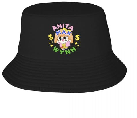 OOOCPUUK Anita Max Wynn Mem Beach Bucket Hat Damen Männer Unisex Fischermütze