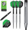 Harrows Dimplex Bomb Darts Set I Professionelle Dartpfeile, 90% Wolfram, weiche Spitze ALLE Gewichte Pro Darts, 10-teiliges Set mit schwarzen Dimplex Midi-Schäften (Tapered Shape, 18g)