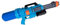 Große Pumpgun Wasserpistole mit extra großem Tank, leicht befüllbar, bis zu 6 Meter Reichweite, Rutschfester Griff, ergonomisch geformt, Vol. ca. 1500 ml, (L) ca. 68 cm (Blau)