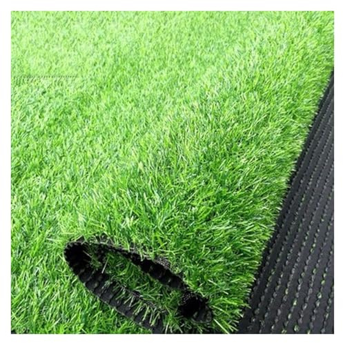 Outdoor Rug Indoor Outdoor Synthetic Grass Mat for Garden Gym Patio Balcony Playground Backyard Thick Lawn Turf MYJIO(1x2m/3.28x6.56ft)
