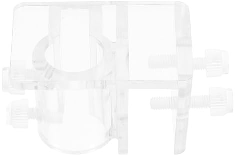 NUOBESTY Robuster Dosierrohrhalter aus Acryl mit 16mm Abstand Verstellbare Aquarienhalterung für Wasserrohre und Werkzeuge im Minimalistischen Design für Aquarienaufbau
