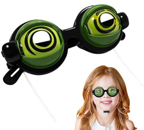 Shaersu Lustige Augapfel-Brille,Lustige Cosplay Brille,Party Cosplay Brille - Für Kinder und Teenager Content-Ersteller Kostümpartys Musikfestivals Feiertagsfeiern Familientreffen Karneval