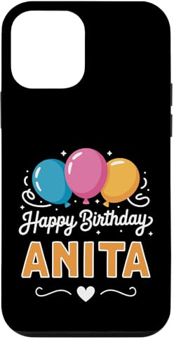 Hülle für iPhone 12 mini Alles Gute zum Geburtstag Anita