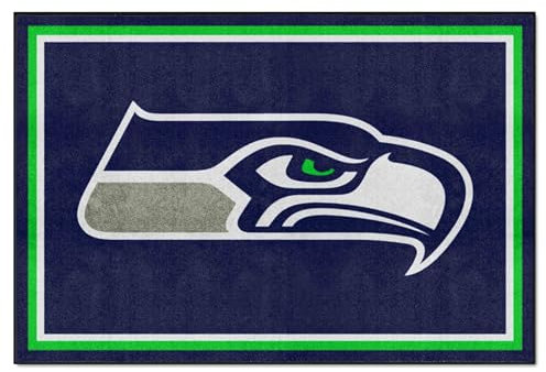 FANMATS 06605 Nfl - Seattle Seahawks 5 X 8 Rug