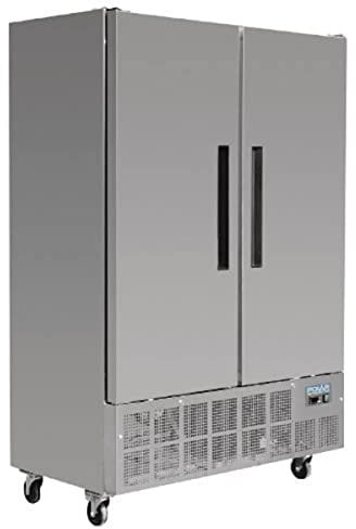 Polar 2 Door Slimline Commercial Freezer 960 Litre Restaurant Catering