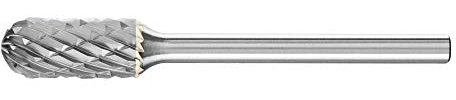 PFERD HM-Frässtift, Walzenrundform WRC, Zahnung 3 PLUS, Frässtift-ø 6mm, Schaft-ø 3mm, Länge 43mm, 21205283 – für universelle Anwendungen auf den wichtigsten industriell verwendeten Werkstoffen