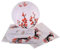 lachineuse - 4er-Set Chinesischen Laternen – Papierlampen - Papierlaternen - Pflaumenblüten - Himmelslaterne - Japanische Lampe - Asia Deko