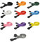 Customcard ltd. Lanyard für Ausweishalter, mit Sicherheitsclip, Farben frei wählbar, 10 Stück - Gemischt