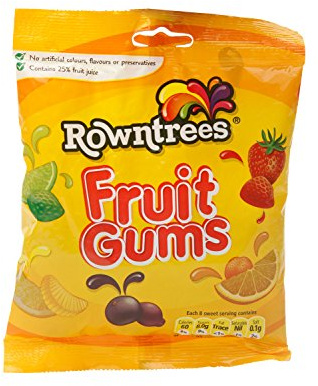 Rowntree's Fruit Gums Sharing Bag 170 g (Pack of 12)