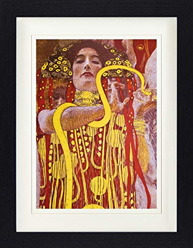 1art1 Gustav Klimt Poster Hygieia, Detail Aus Der Medizin, 1900-1907 Gerahmtes Bild Mit Edlem Passepartout | Wand-Bilder | Im Bilderrahmen 40x30 cm