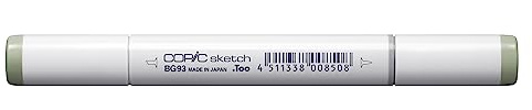 Copic Sketch Coloured Marker Pen - (BG-93) Green Gray, For Art & Crafts, Colouring, Graphics, Highlighter, Design, Anime, Professional & Beginners, Art Supplies & Colouring Books