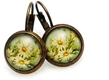 Vintage Ohrringe - Gänseblümchen