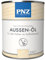PNZ Außen-Öl | Nachhaltig hergestellt mit regionalen Rohstoffen | Made in Germany | Holzdeck, Holz-Terrasse, Fenster, Türen, Gartenhäuser, Spielgeräte, Gebinde:2.5L, Farbe:natur