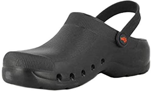 DIAN EVA Color Negro Talla 39, Zueco de Trabajo para sanidad y hostelería Unisex Certificado CE EN ISO 20347 Marca