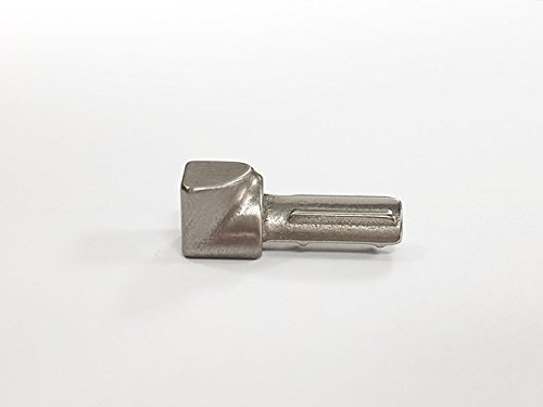 Innenecke Edelstahl V2A gebürstet Viertelkreis 8 mm