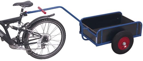 Fahrradanhänger mit Bordwand Traglast (kg): 400 Ladefläche: 1105 x 535 mm RAL 5010 Enzianblau