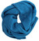 GIO TESELLI Schöner Strickschal uni, 20 x 185 cm, Herren Damen Unisex, Herbst Winter 2015, Farbe:Türkis