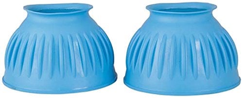 TdeT Hufschützer aus Gummi, geschlossen, himmelblau, L