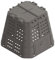 Brixo composteur de jardin xl 480l kompobox végétaux pelouse humus déchets cuisine 93,3x93,3xh80 cm
