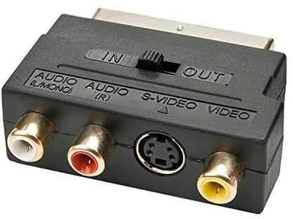 Lindy Adaptateur péritel vers S-vidéo + 3X RCA