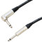 TOUR GRADE Angled Jack to Jack Speaker Lead. Van Damme Cable. Guitar Amp/Head (10m)