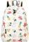 Druckmuster Mädchen Einfache Rucksäcke Daypack mit 14 Zoll Laptopfach Freizeitrucksack Schulrucksack (Beige Ananas Kokosnus)