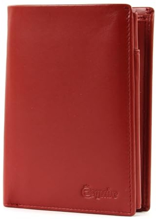 Esquire New Silk Wallet High with Flap L Red