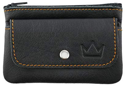 Lederprinz® Schlüsseltasche Leder mit praktischem Münzbeutel, 3 Jahre erweiterte Garantie, Handarbeit