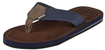 Barbour TOEMAN Mens Flip Flops Navy