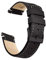 Ritche Leder-Uhrenarmband mit Schnellverschluss, 18 mm, 19 mm, 20 mm, 21 mm, 22 mm, 23 mm oder 24 mm, für Damen und Herren, weißer Elefant, Strumpffüller für Herren, Schwarz / Weiß / Schwarz, 23MM,