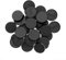 Evemodel 20Stk. Kunststoff 32mm Base Model Bases für Kriegsspiele MB432-20-EU