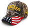 Zebery Trump Hut 2024, Donald Trump Hat 2024 Keep America Great Cap 3D Stickerei Einstellbare Baseball Cap Hut