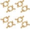 UNICRAFTALE 8 Stk Schmuckverschluss Armband verschlüsse Golden Federringverschlüsse Ketten Verschlüsse GeschlosseneGlatte Schmuck Verschluss Für Die DIY Schmuckherstellung 12.5x4 mm