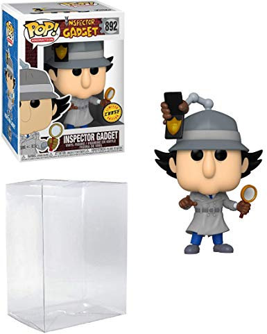 Inspector Gadget Chase Edition Pop #892 Pop Animation: Inspector Gadget Vinyl Figure (Bundled with EcoTEK Plastic Protector to Protect Display Box)