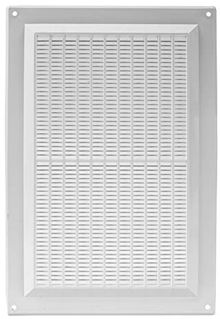 Lüftungsgitter Gitter Abluft Abluftgitter Garagen Insektenschutz Lüftung 250 x 170 mm weiß