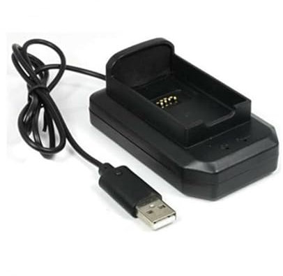 Cargador Externo para BATERIA Mando Microsoft Xbox 360, Cable USB Carga, Negro