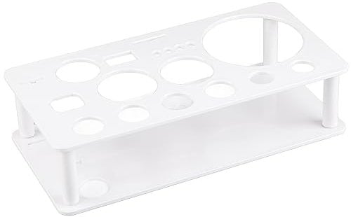 TOPINCN Cocktail Shaker Bartender Kit Stand Plastic Space Saving Organize Storage Bartending Tool Holder Bar Tool Accessories Home Organizer(L)